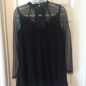 Black long sleeve dress